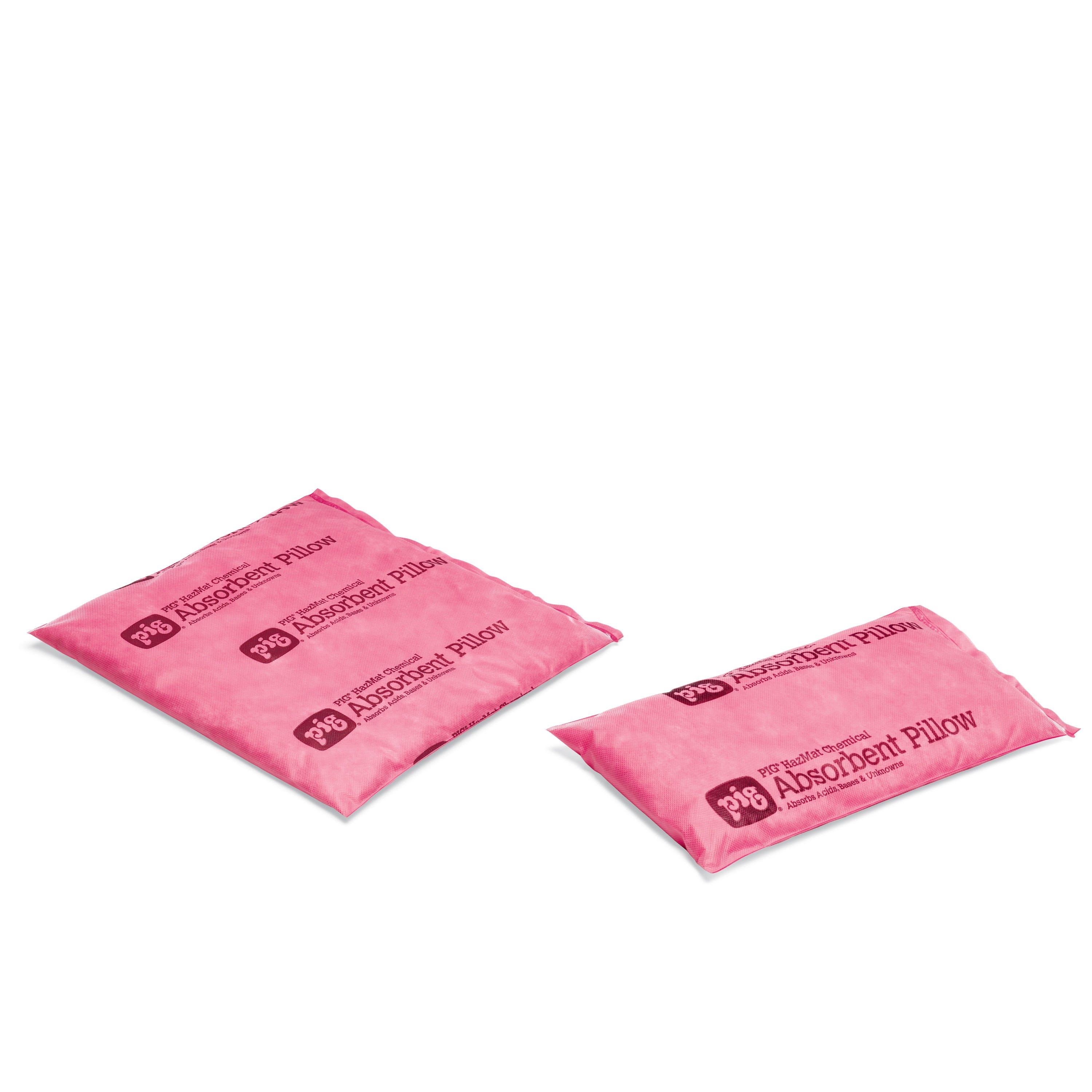 Coussins absorbants pour produits chimiques dangereux