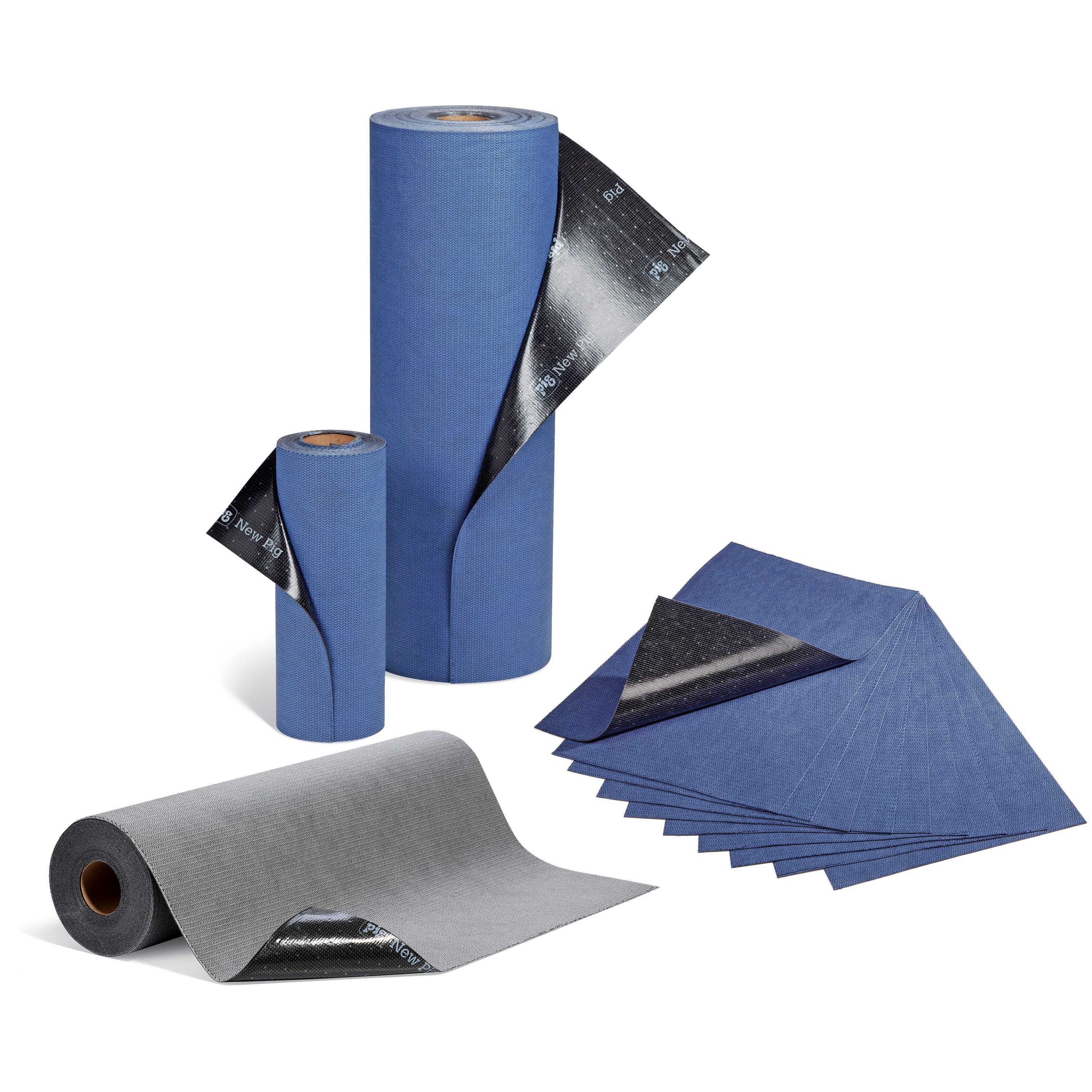 Recycled Adhesive-Backed Absorbent Mats 